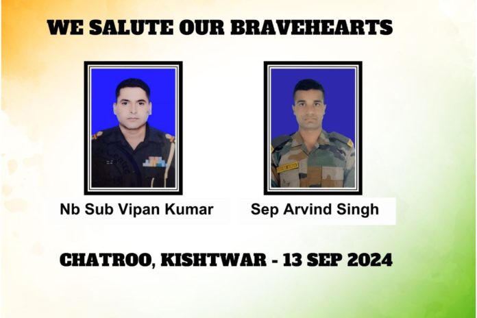 Army Jawans killed in Jammu-Kashmir