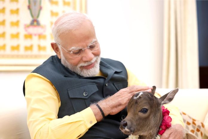PM Modi with Deepjyoti