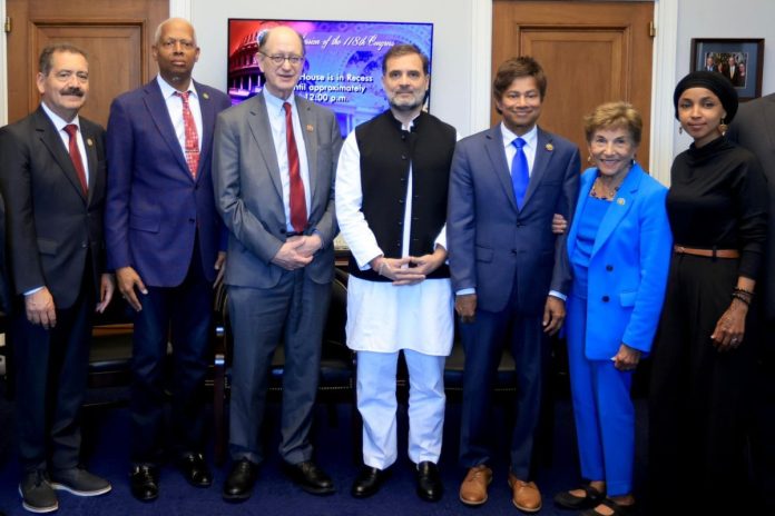 Rahul Gandhi with Ilhan Omar