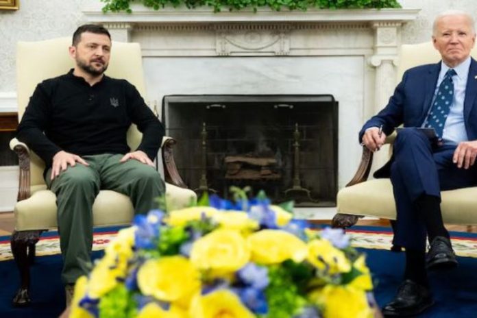 Biden with Zelensky