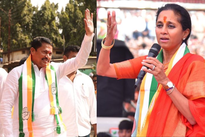 Supriya Sule and Nana Patole